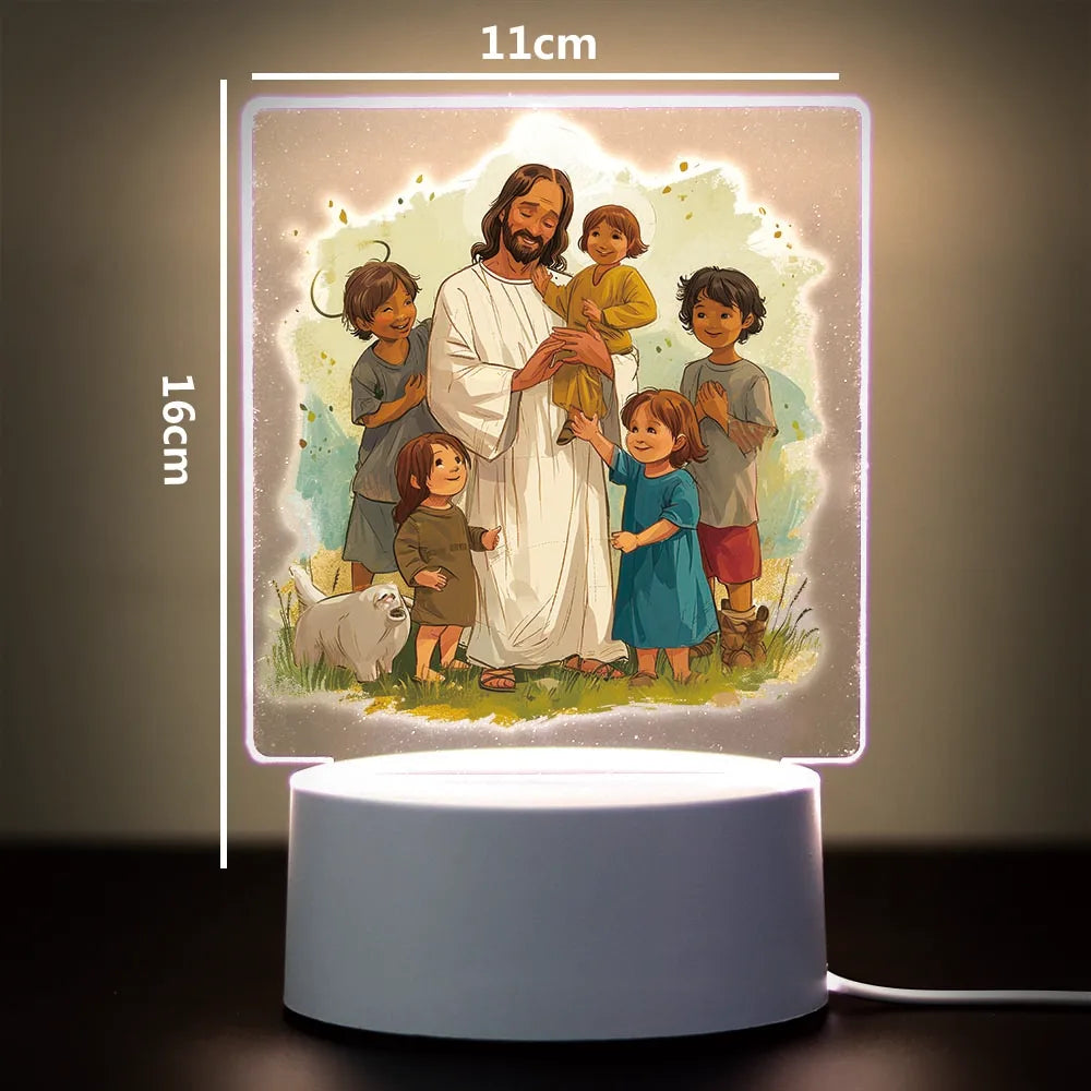 Light of Peace – 3D Table Lamp for Any Space