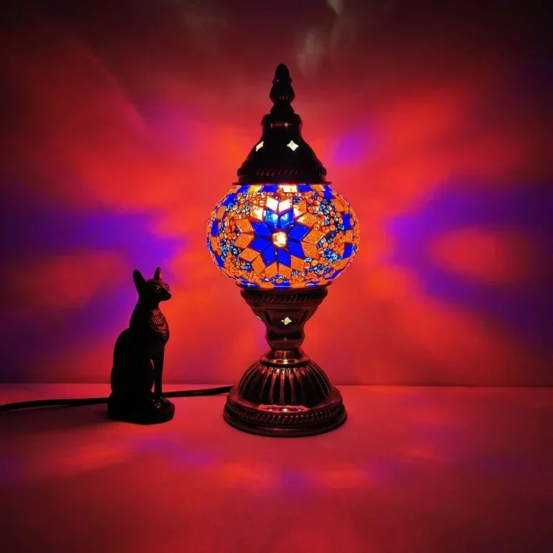 Twinkle Time Vintage Mosaic Glow Lamp