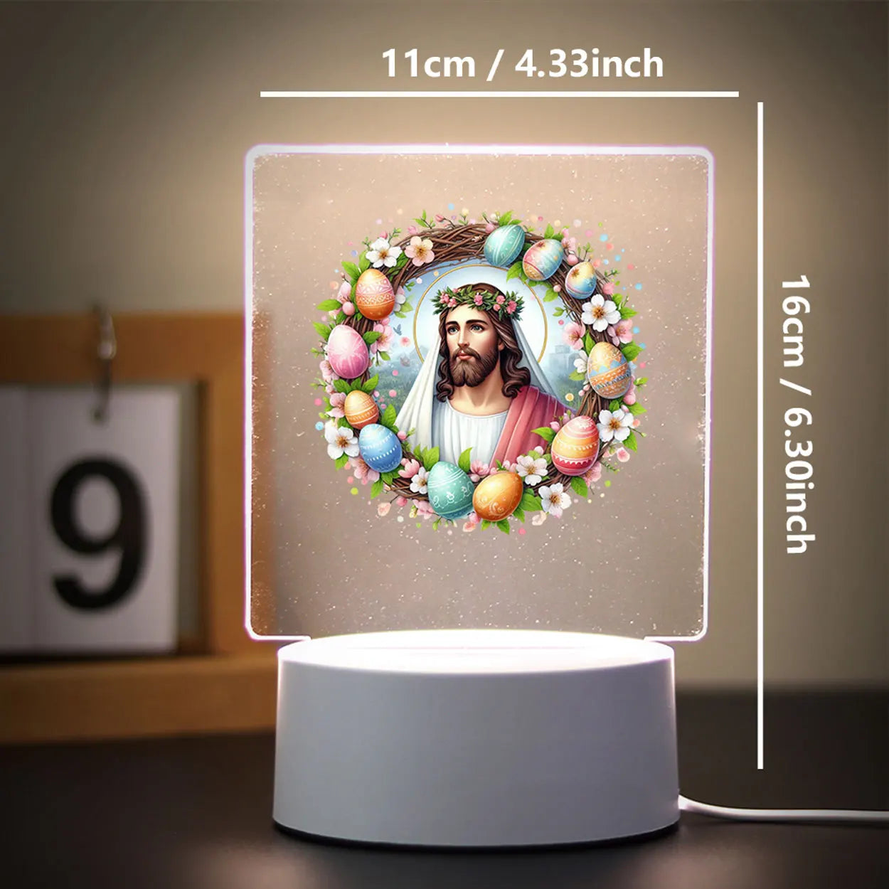 Light of Peace – 3D Table Lamp for Any Space