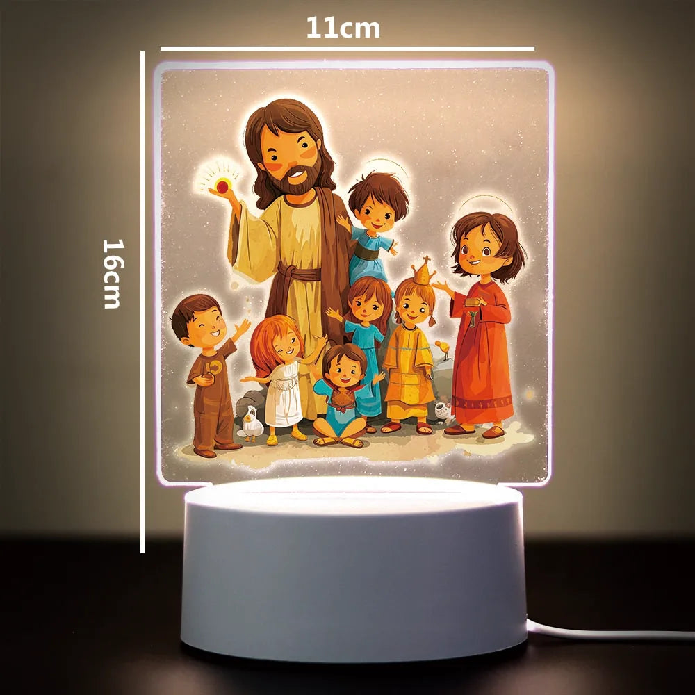 Light of Peace – 3D Table Lamp for Any Space