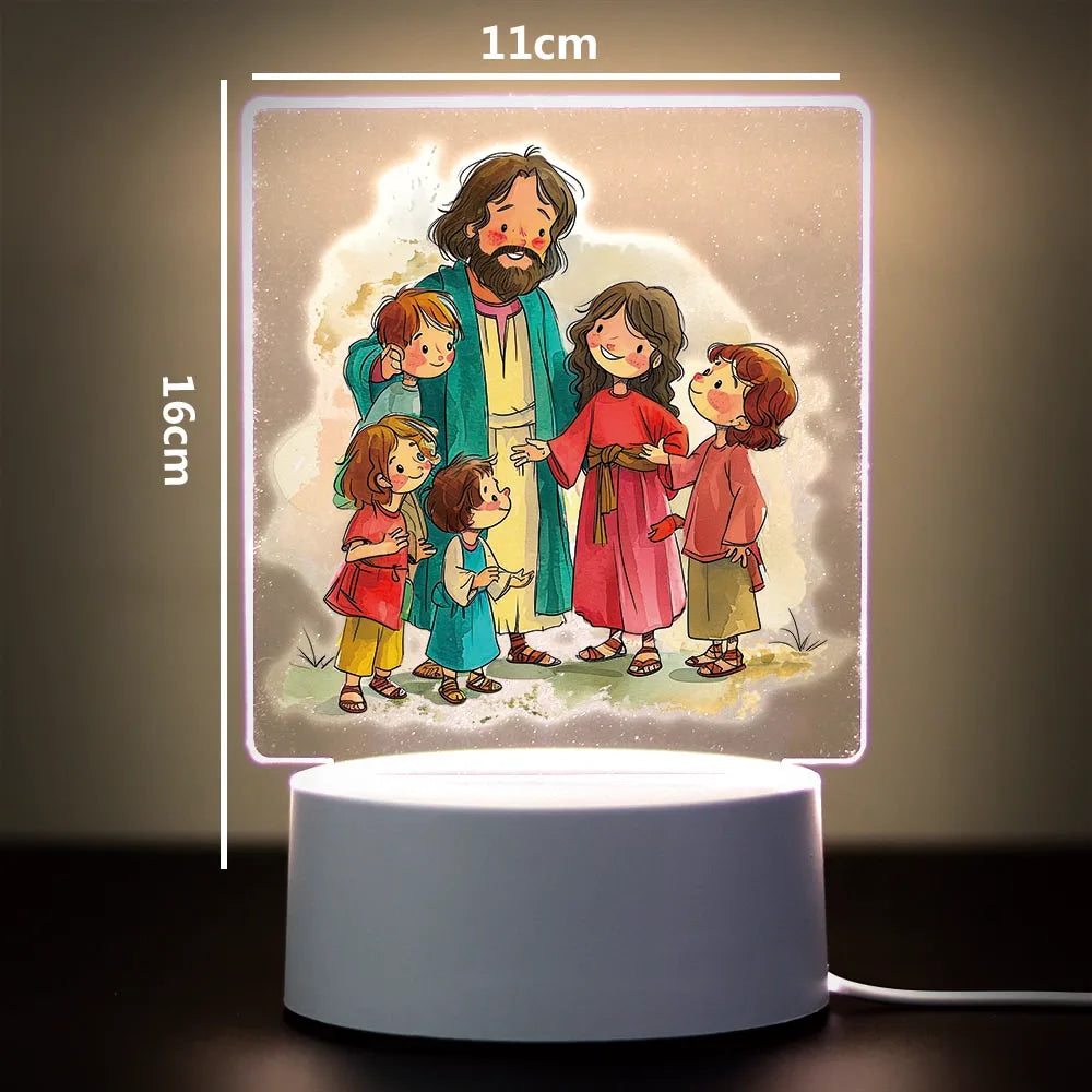 Light of Peace – 3D Table Lamp for Any Space