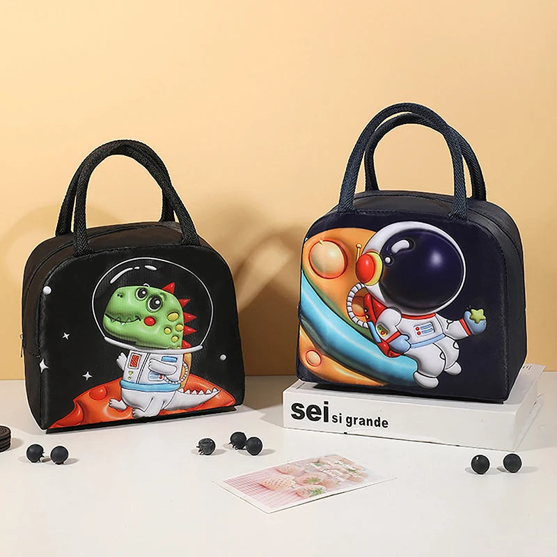 Portable 3D Cartoon Thermal Lunch Bag - Bilankas.world