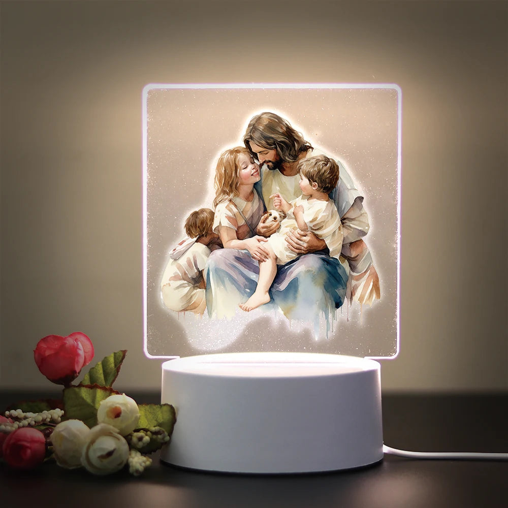 Light of Peace – 3D Table Lamp for Any Space