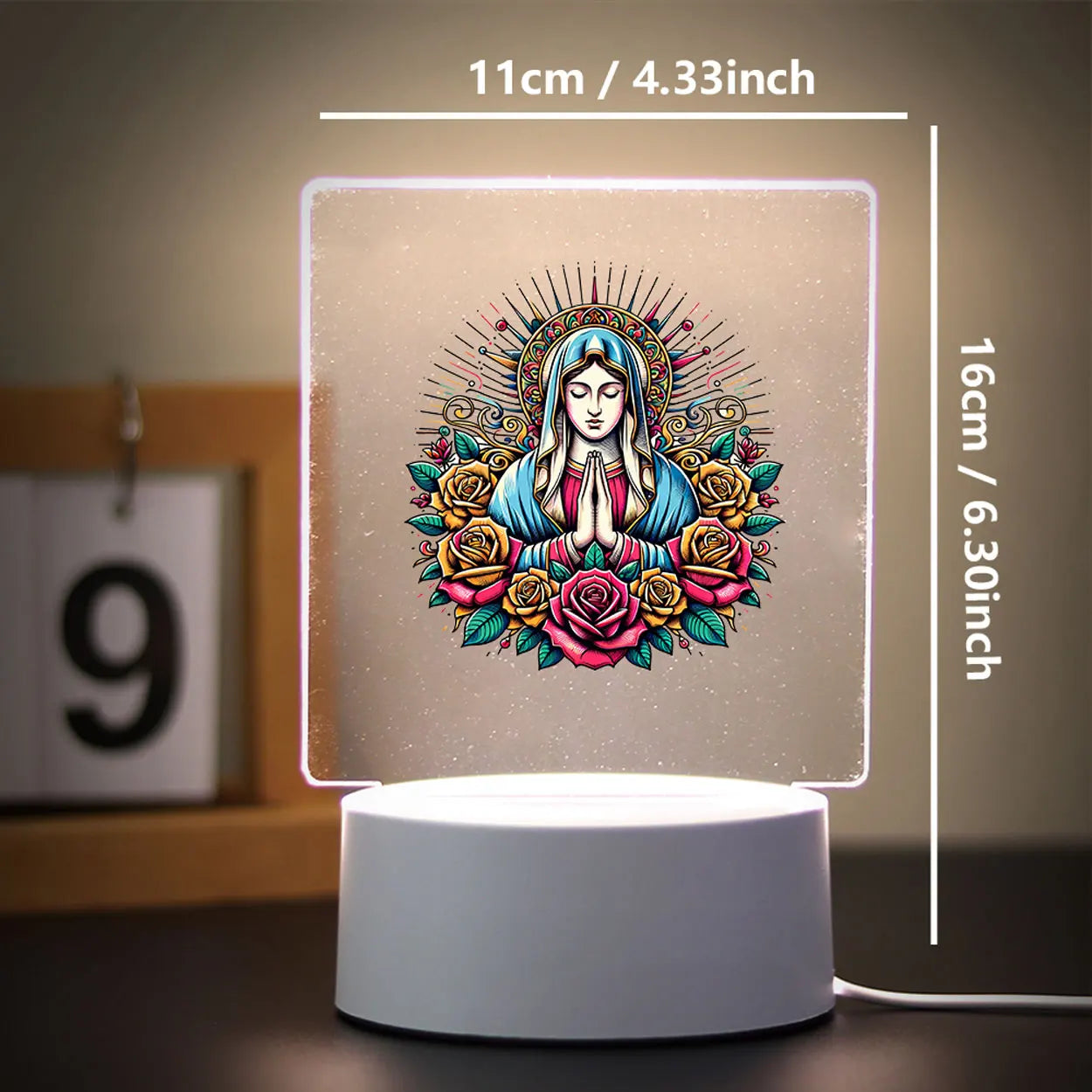 Light of Peace – 3D Table Lamp for Any Space