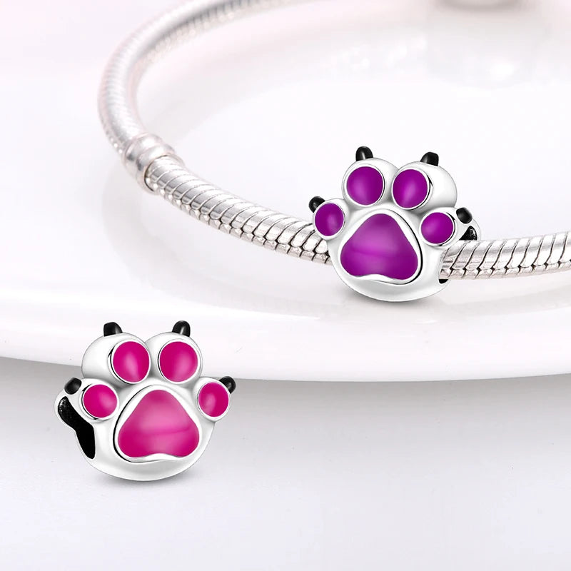 Glowing Elegance: 925 Sterling Silver Charm Beads for 3mm Bracelets – A Radiant Gift Choice