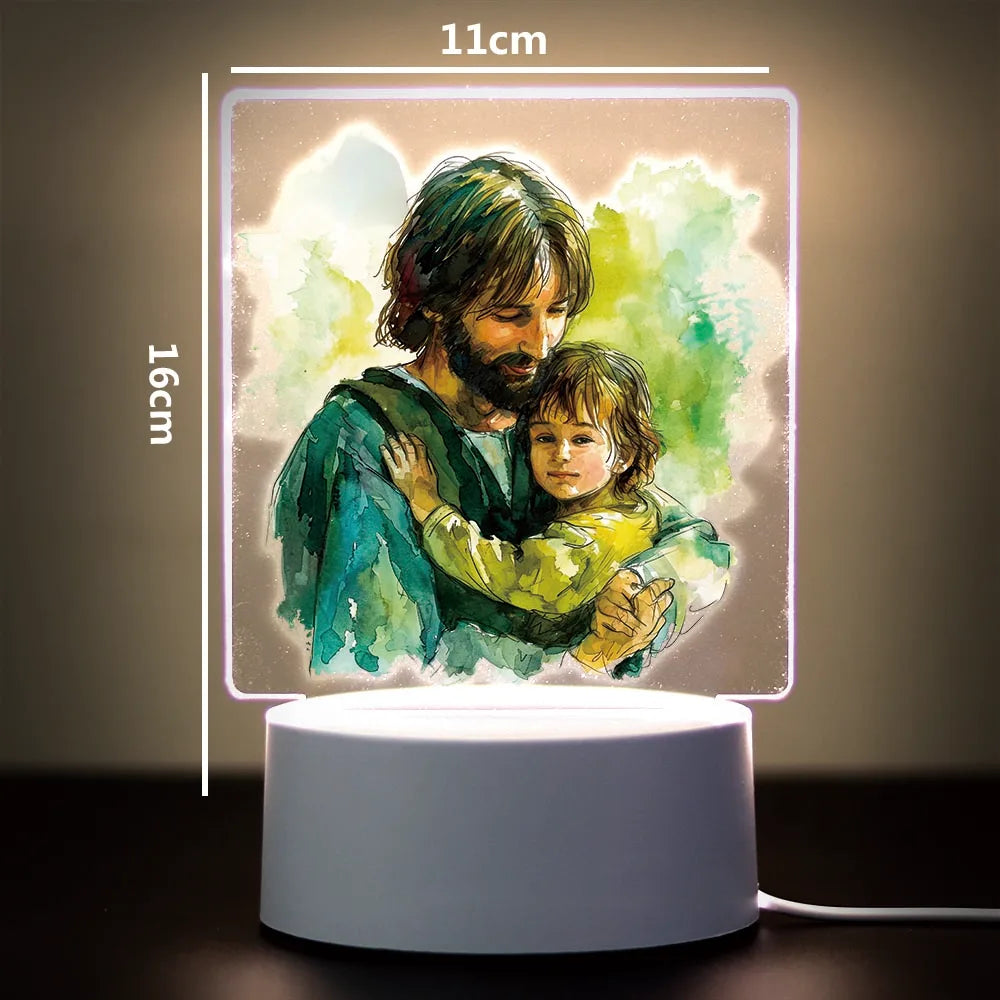Light of Peace – 3D Table Lamp for Any Space