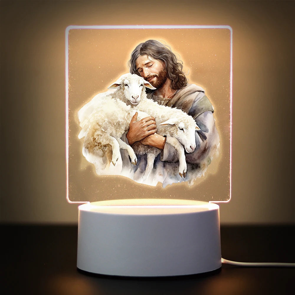 Light of Peace – 3D Table Lamp for Any Space