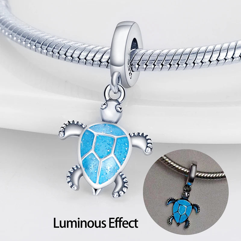 Glowing Elegance: 925 Sterling Silver Charm Beads for 3mm Bracelets – A Radiant Gift Choice