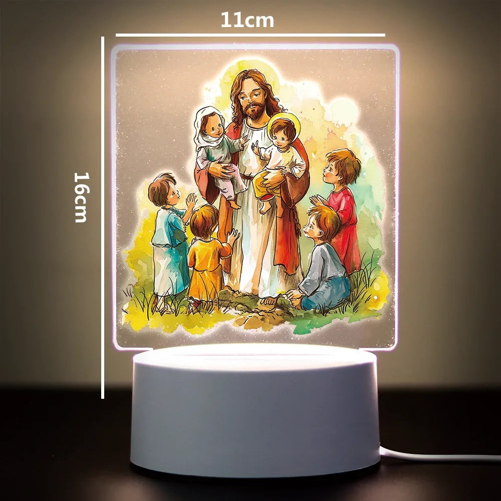 Light of Peace – 3D Table Lamp for Any Space