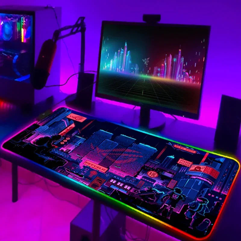 ROG Cool RGB Mouse Pad – XXL Gaming & Office Desk Mat