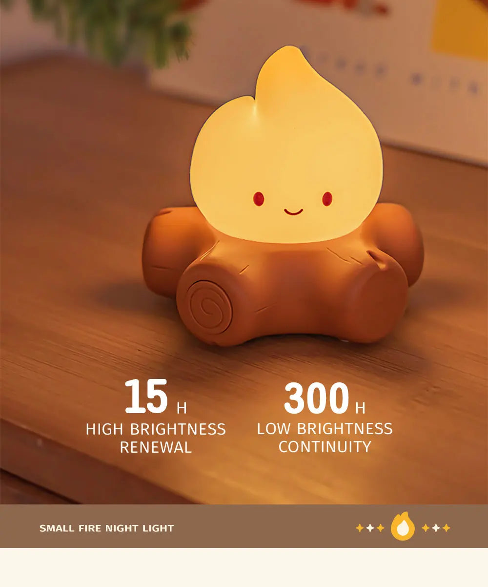 Rechargeable Cute Tree Stump Night Lamp – Cozy LED Glow for Bedrooms & Relaxing Spaces