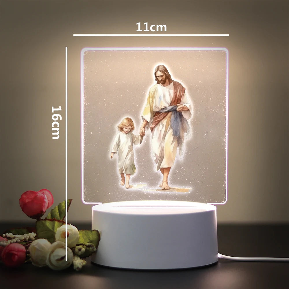 Light of Peace – 3D Table Lamp for Any Space