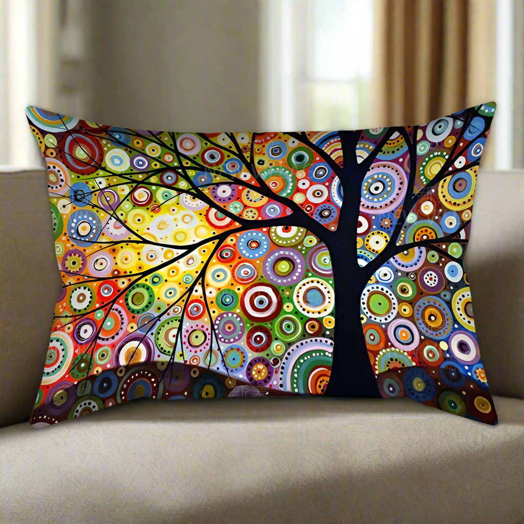 Beautifully Designed Home Decoration: Oil painting style Pillow Cushion Cover for a Distinctive Gift