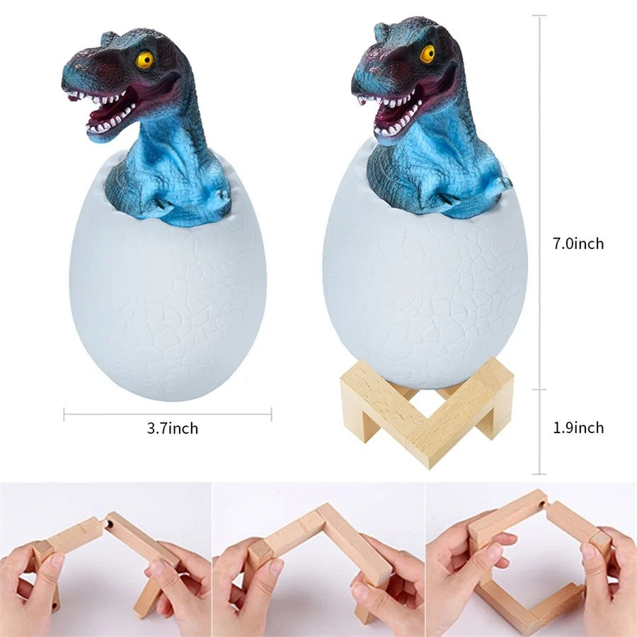 Dinosaur Egg 3D Printed Night Light