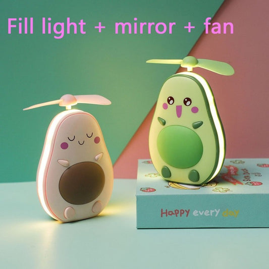 Avocado Fan Mirror Lamp