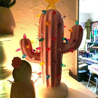 Cactus Resin LED Lamp