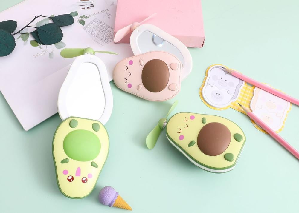 Avocado Fan Mirror Lamp
