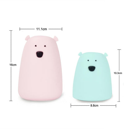 Cute Bear Silicone Night Light