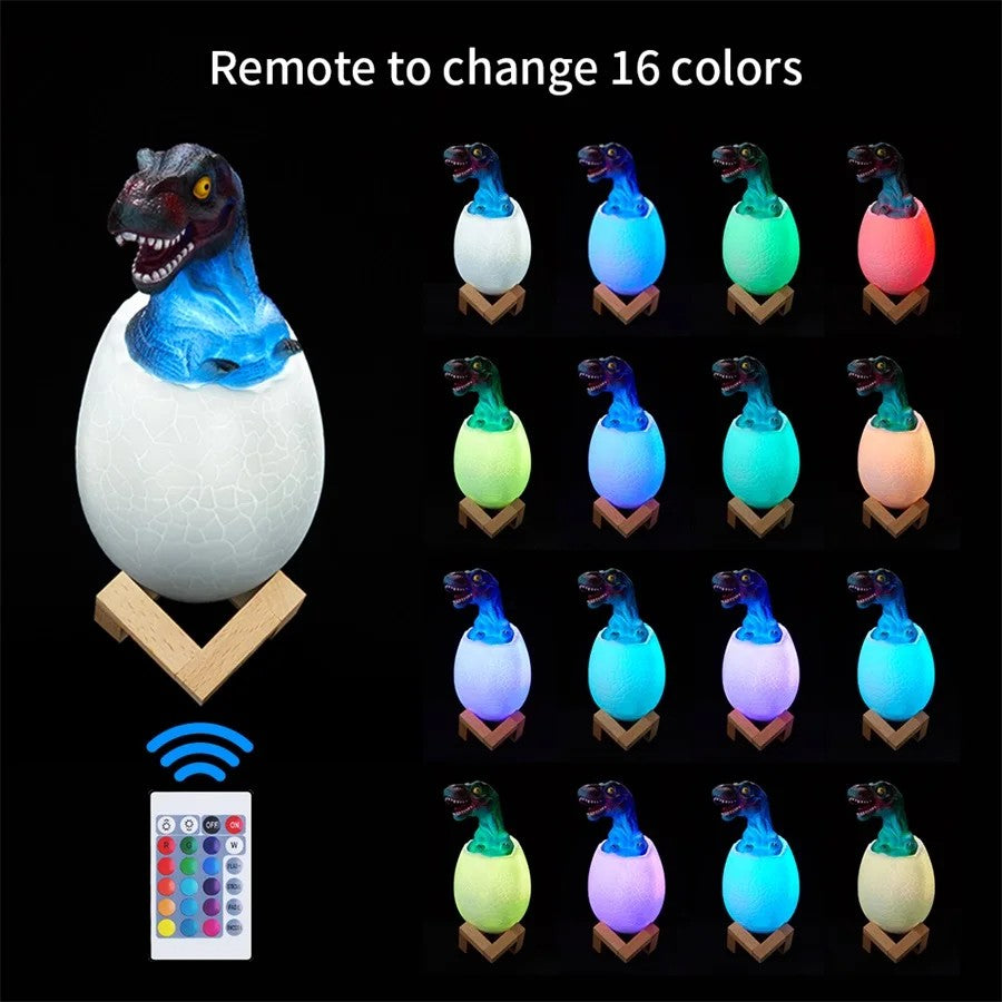 Dinosaur Egg 3D Printed Night Light