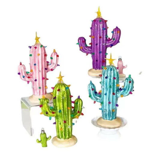 Cactus Resin LED Lamp