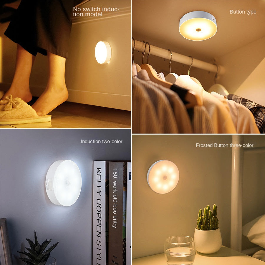 Smart Motion Sensor Night Light with Wireless Charging