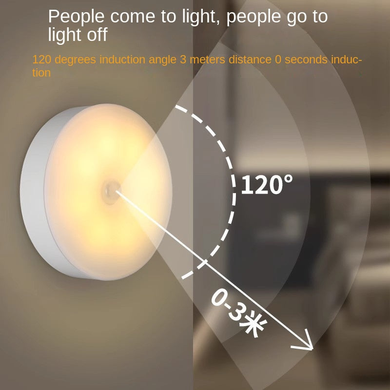 Smart Motion Sensor Night Light with Wireless Charging