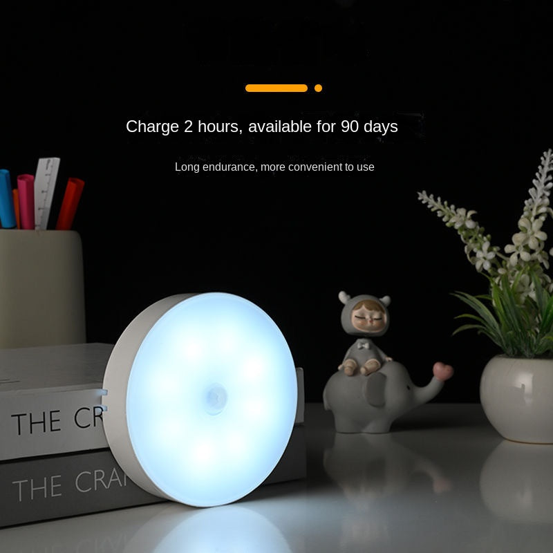 Smart Motion Sensor Night Light with Wireless Charging