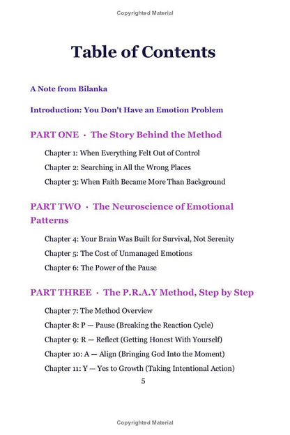 THE P.R.A.Y METHOD™: Rewire Your Mind. Master Your Emotions. Live With Intention.