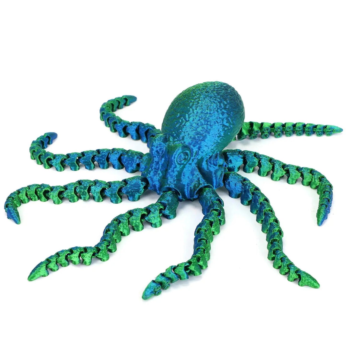 Colorful 3D printed octopus with movable joints - Bilankas.world