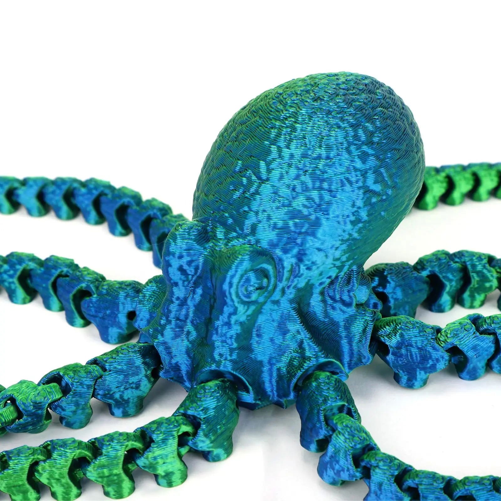 Colorful 3D printed octopus with movable joints - Bilankas.world