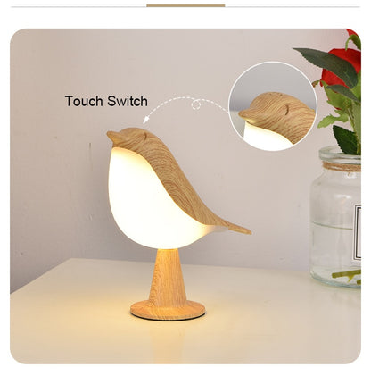 Wooden Bird Night Light