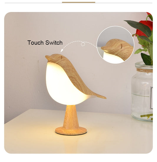 Wooden Bird Night Light