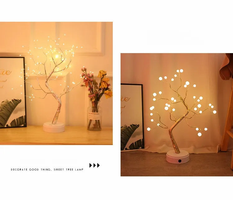 Bonsai Copper Wire Tree Light