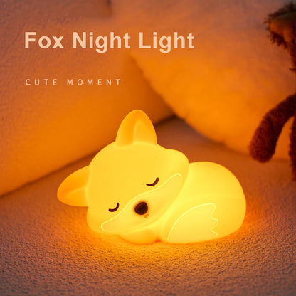 Rechargeable Fox Night Light – Adorable LED Glow for Bedrooms, Desks & Cozy Corners