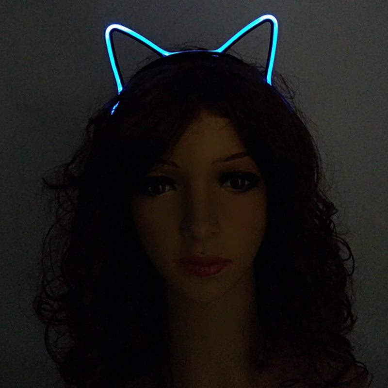 Illuminate the Party: Colorful LED Light-Up Headband - The Ultimate Fun Gift for Nightclubs, Raves, and Bachelor Parties
