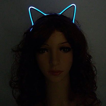 Illuminate the Party: Colorful LED Light-Up Headband - The Ultimate Fun Gift for Nightclubs, Raves, and Bachelor Parties