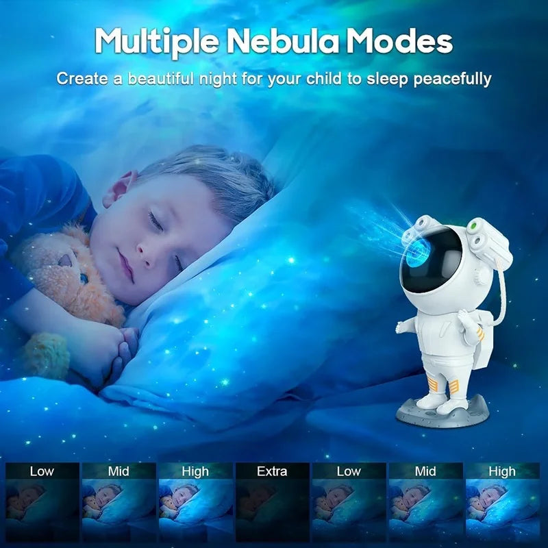 Galaxy Star Astronaut Projector LED Night Light – A Magical Starry Sky Gift for Space and Star Lovers