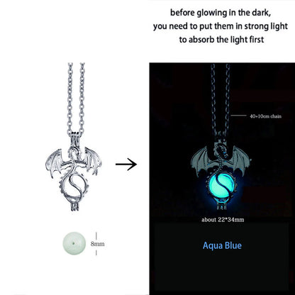 Luminous Alloy Dragon Pendant: A Unique and Cool Accessory Gift for the Bold - Bilankas.world