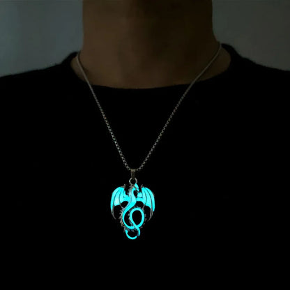 Luminous Alloy Dragon Pendant: A Unique and Cool Accessory Gift for the Bold - Bilankas.world