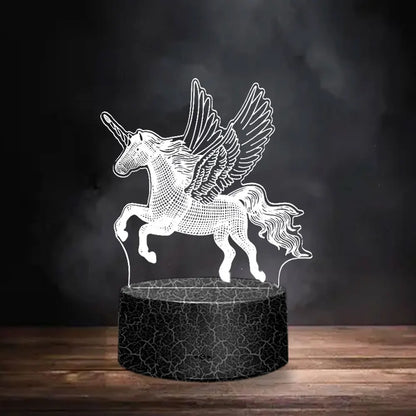 Lava Black 3D LED Night Light Neon Sign Lamp - Christmas Decorations, Bedroom & Wedding Gifts, Birthday Decor