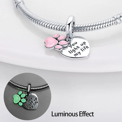 Glowing Elegance: 925 Sterling Silver Charm Beads for 3mm Bracelets – A Radiant Gift Choice