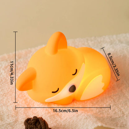 Rechargeable Fox Night Light – Adorable LED Glow for Bedrooms, Desks & Cozy Corners