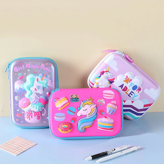 Unicorn Pencil Case 3D Design - Bilankas.world