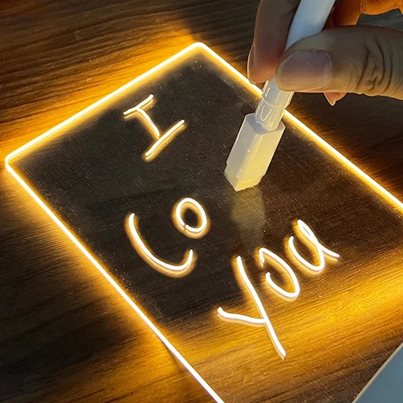 Unique LED Night Light – Versatile Styles like Note Board and More - Perfect Gift for Kids & Loved Ones - Bilankas.world
