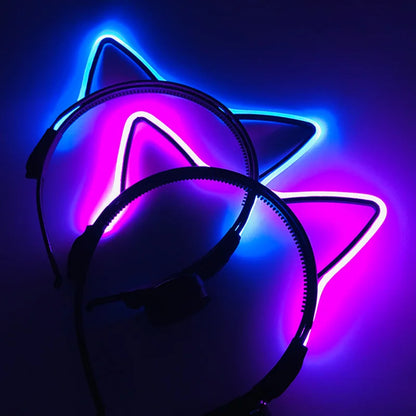 Illuminate the Party: Colorful LED Light-Up Headband - The Ultimate Fun Gift for Nightclubs, Raves, and Bachelor Parties