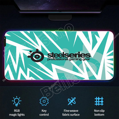 RGB Backlight Gaming Mouse Pad – XXL Luminous Desk Mat