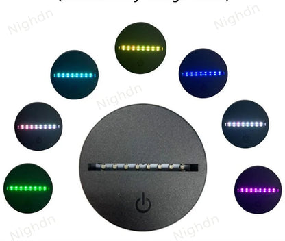 3D Electric Guitar Night Light – Kids' Bedroom Lamp with USB & Battery Options | Perfect Christmas & Birthday Gift