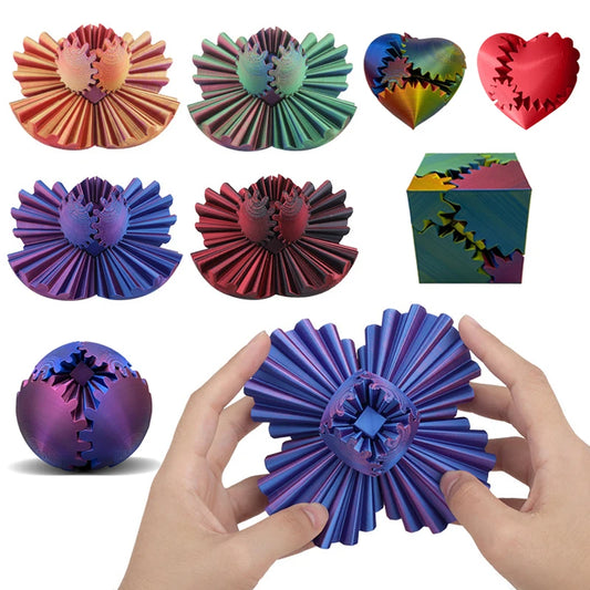 3D Printed Spinner Cube/Circle/Heart: An Original and Captivating Collectible Toy - Bilankas.world