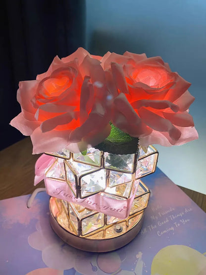 LED Crystal Rose Table Lamp – Magical Glow for Cozy Moments 🌹✨