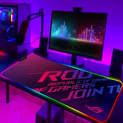 ROG Cool RGB Mouse Pad – XXL Gaming & Office Desk Mat